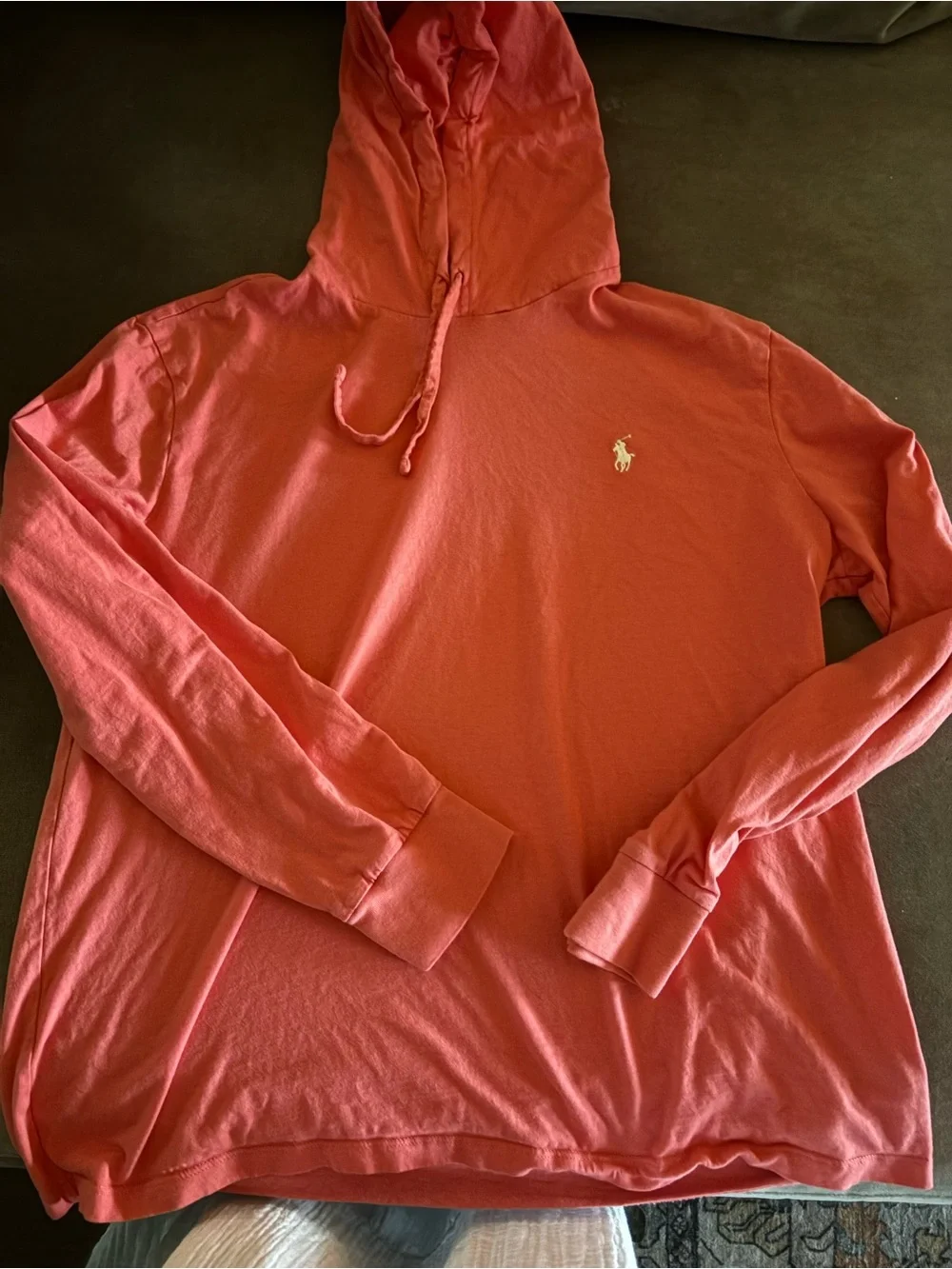 Polo by Ralph Lauren Coral Pullover Hoodie Sweatshirt